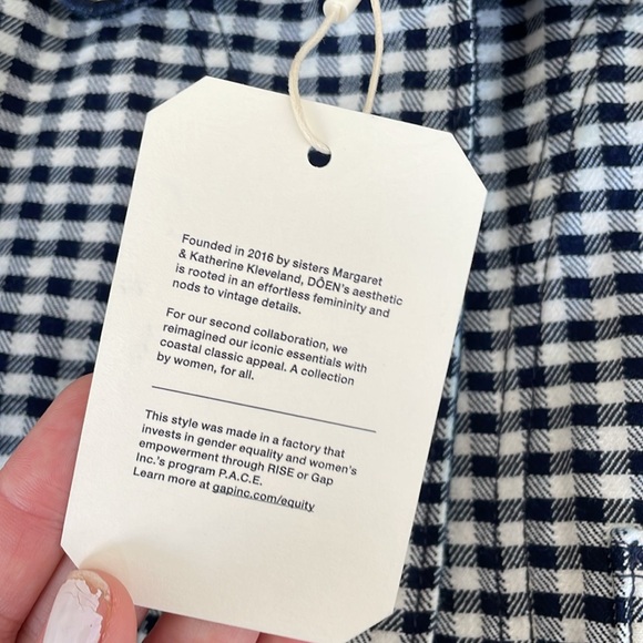 Gap × DÔEN Gingham Denim Jacket (open to trade) - Picture 5 of 5